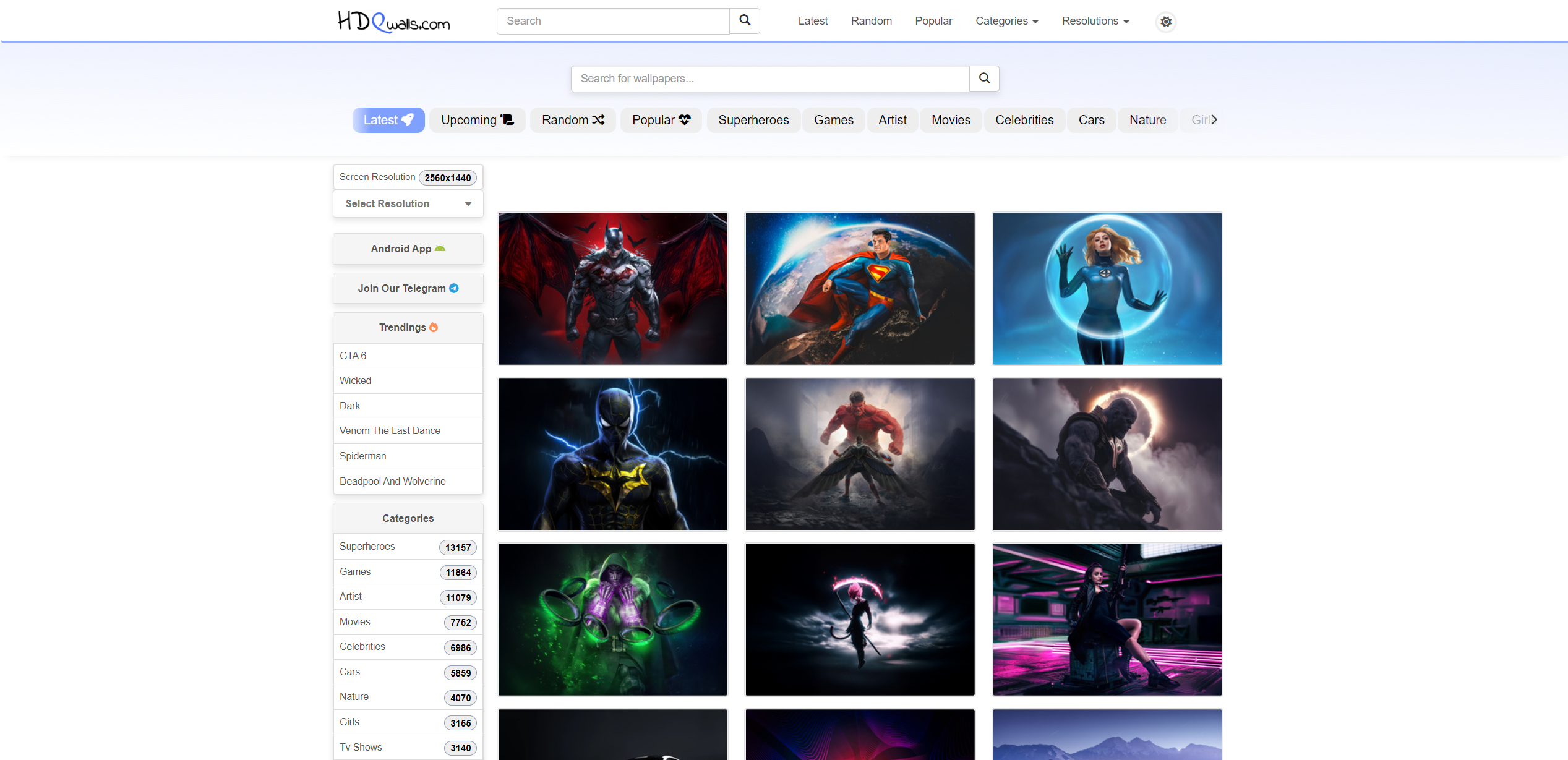 HDQwalls:70000+欧美风高清壁纸原图免费下