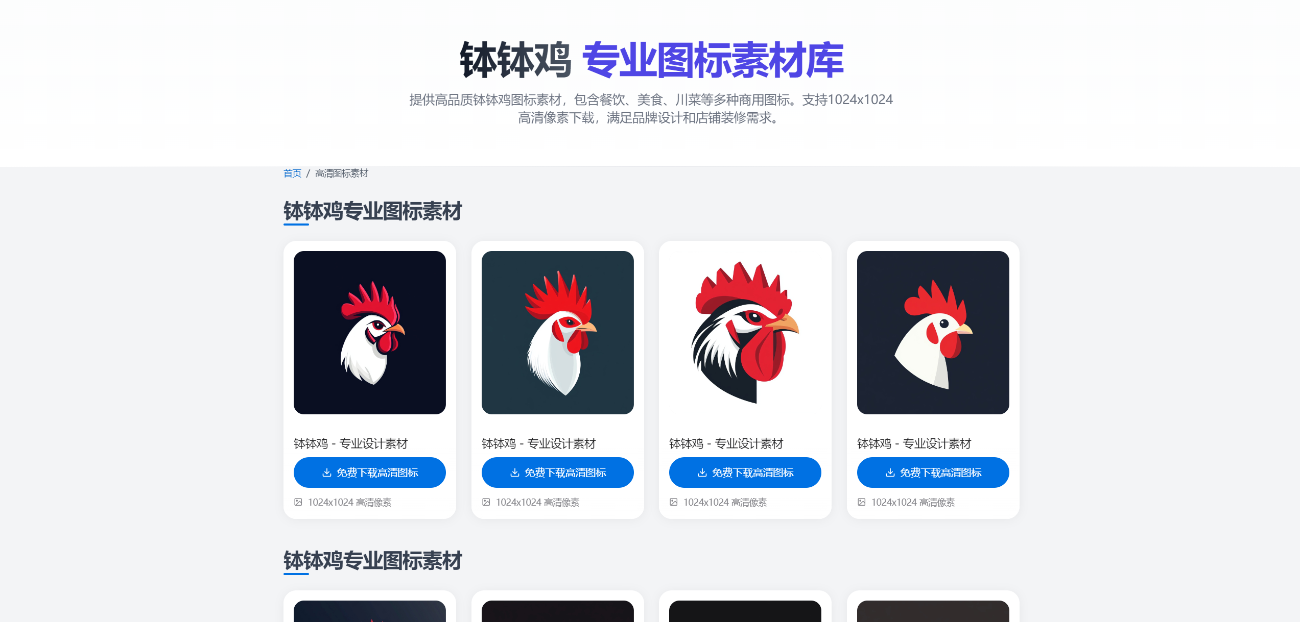 钵钵鸡专业图标素材库：餐饮创业必备