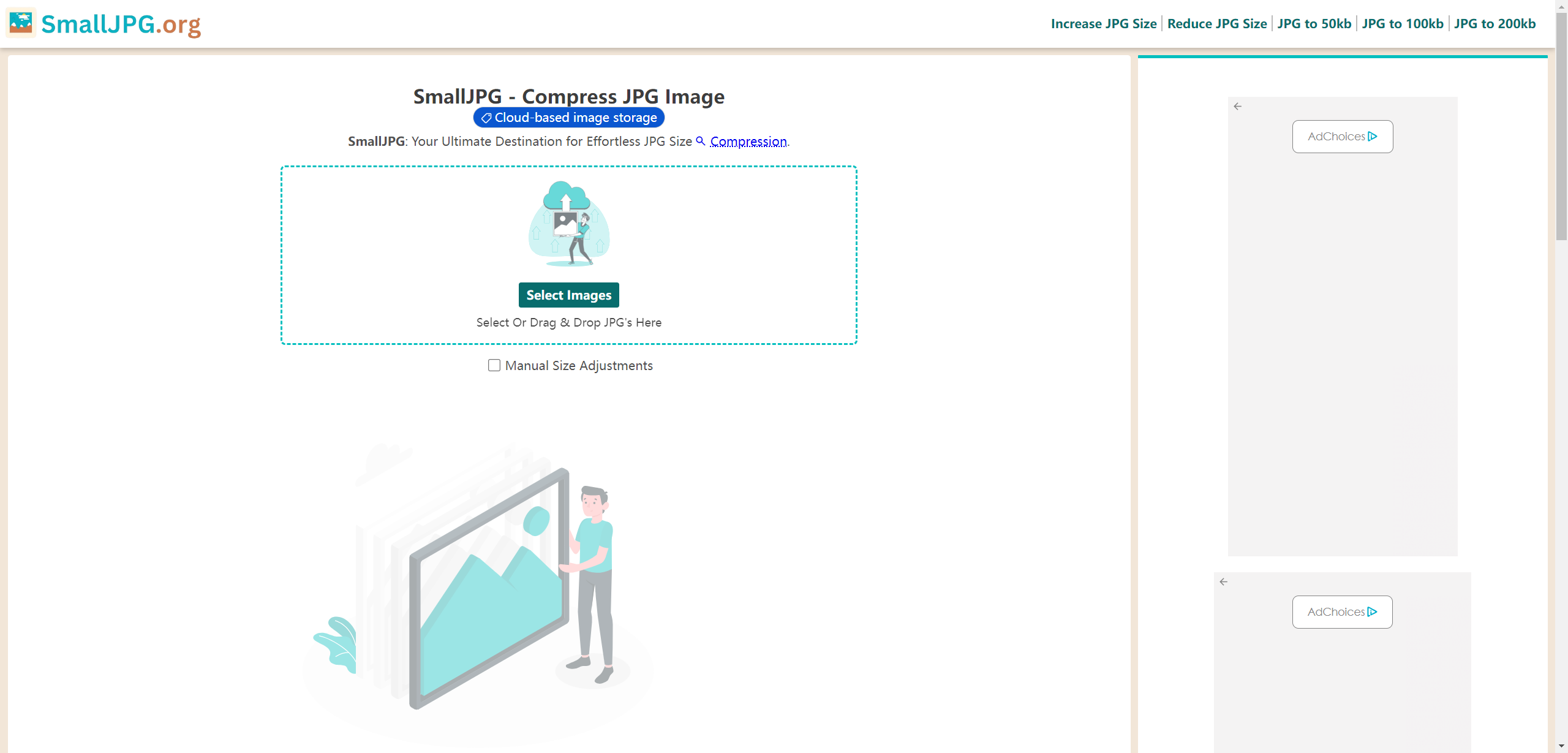 SmallJPG：免费在线 JPG、GIF 图片压缩工具