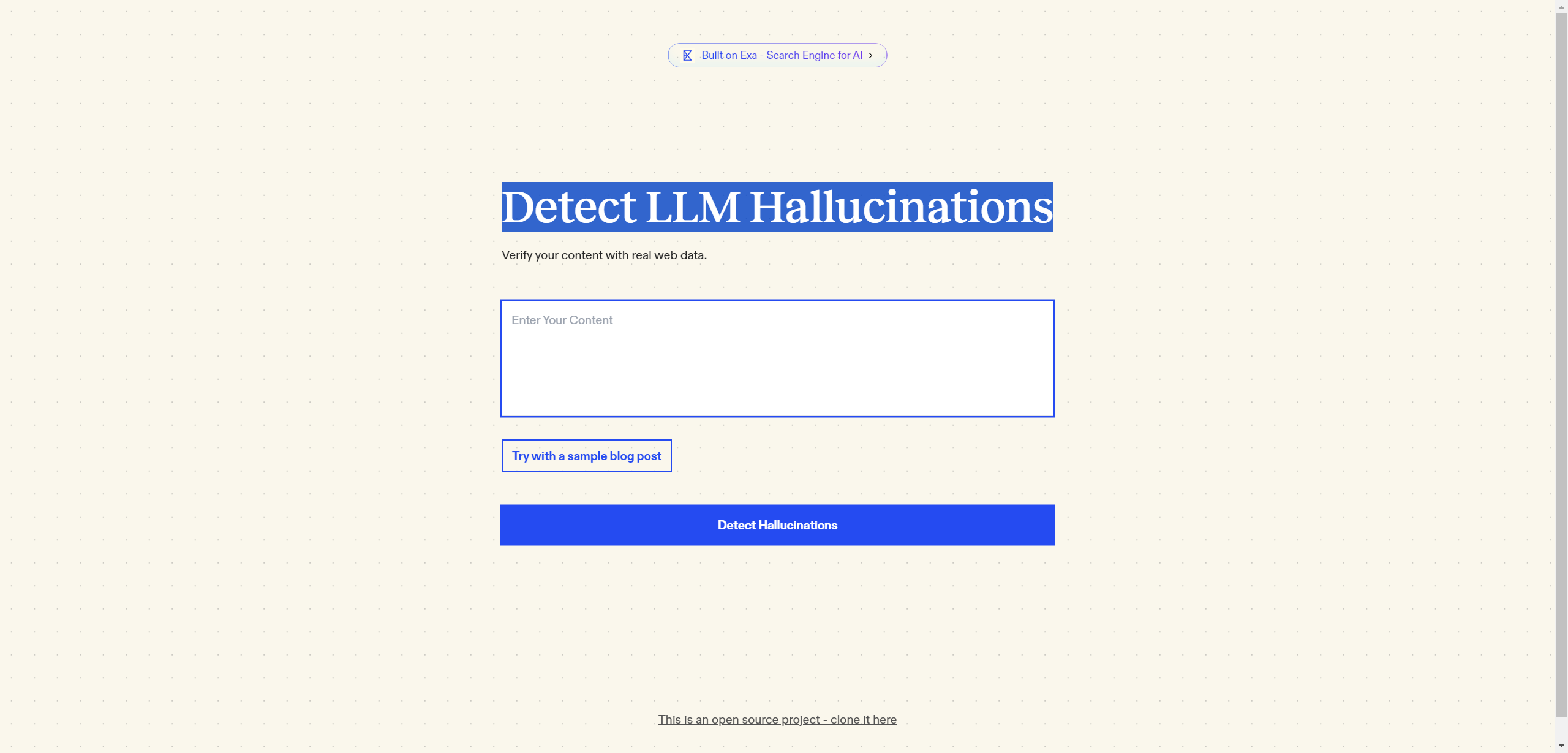 Detect LLM Hallucinations：AI 幻觉检测器