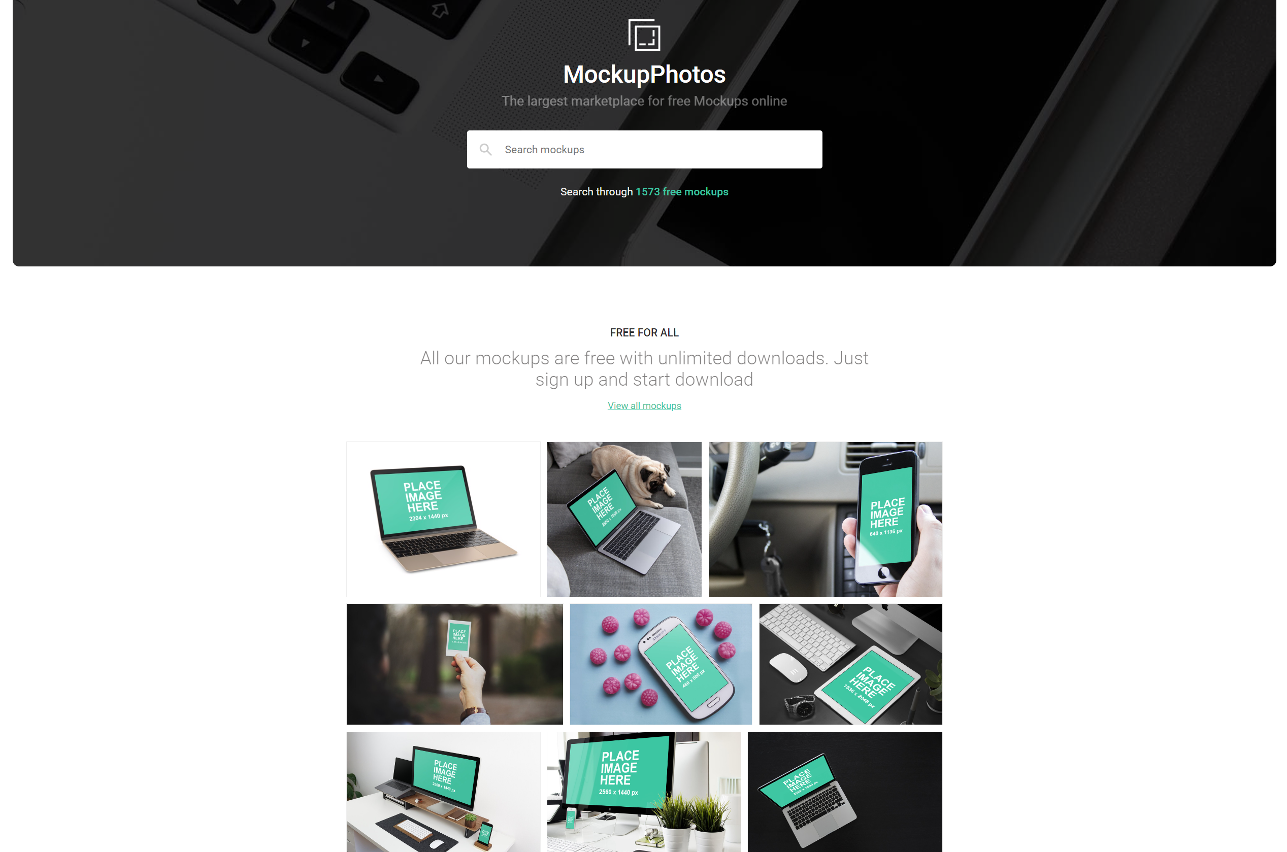 MockupPhotos:手机电脑模型图免费下载,可 P 封面、插图