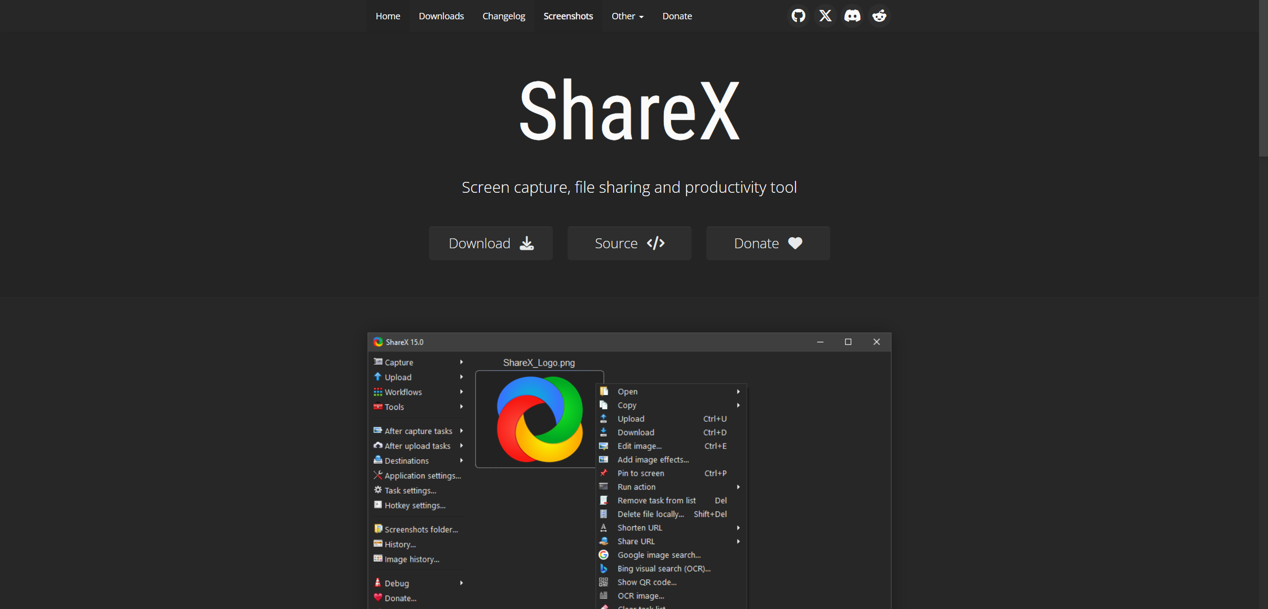 ShareX:能 P 图的功能强大的免费开源截图录屏软件