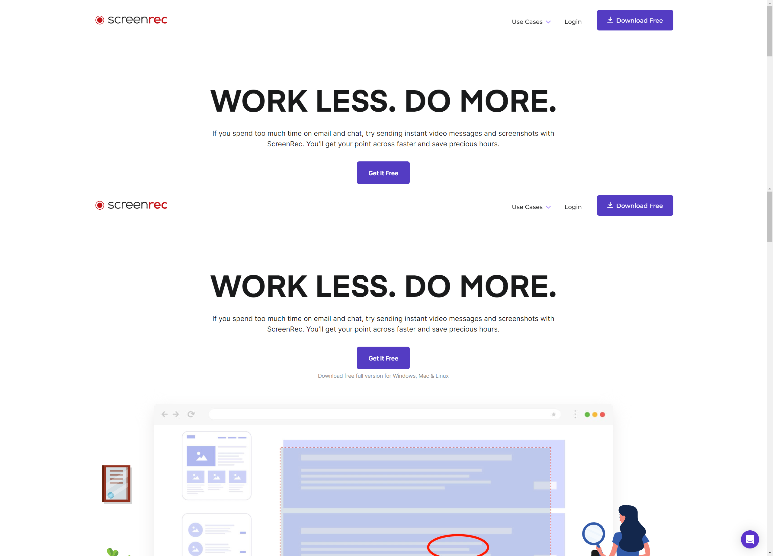 ScreenRec：可录 4K 视频的多系统电脑录屏软件